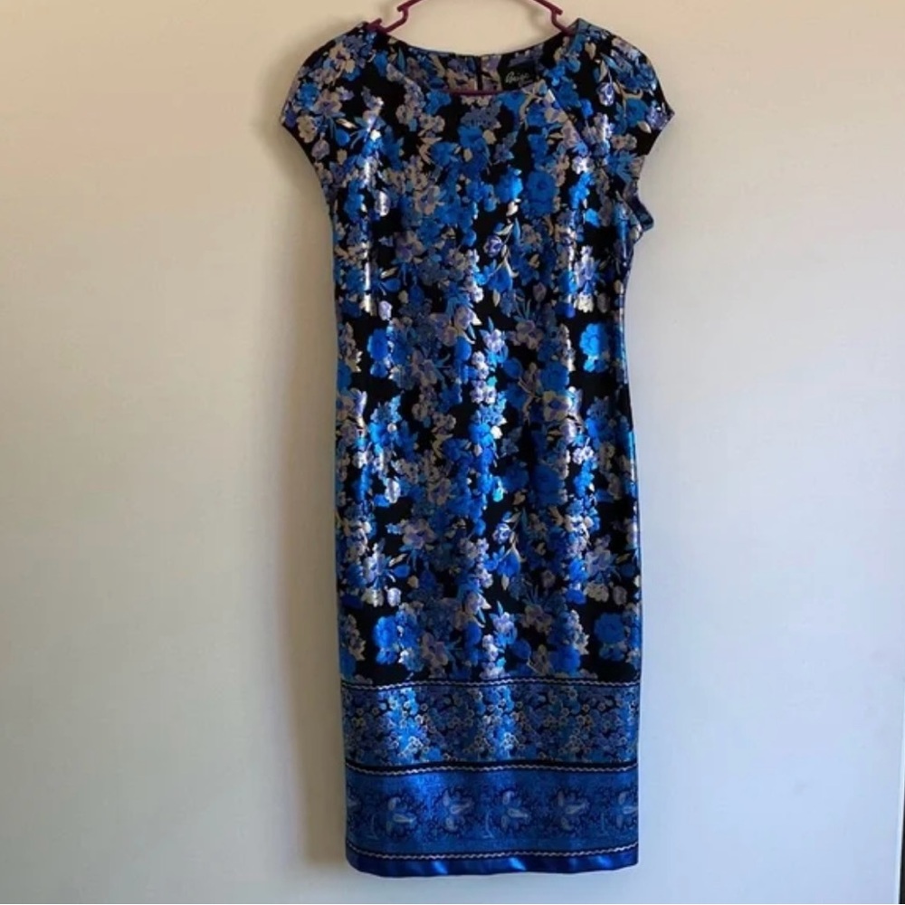 Floral Blue Dress